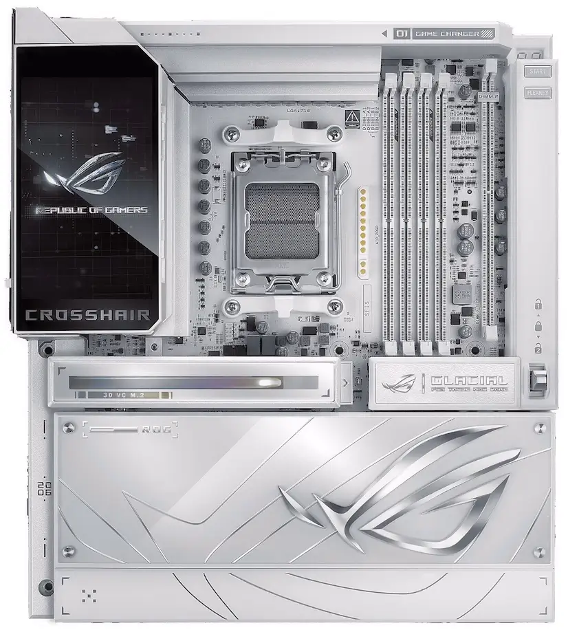 Eurovillas PC - Montaje Placa Base ASUS ROG CROSSHAIR X870E GLACIAL Eurovillas